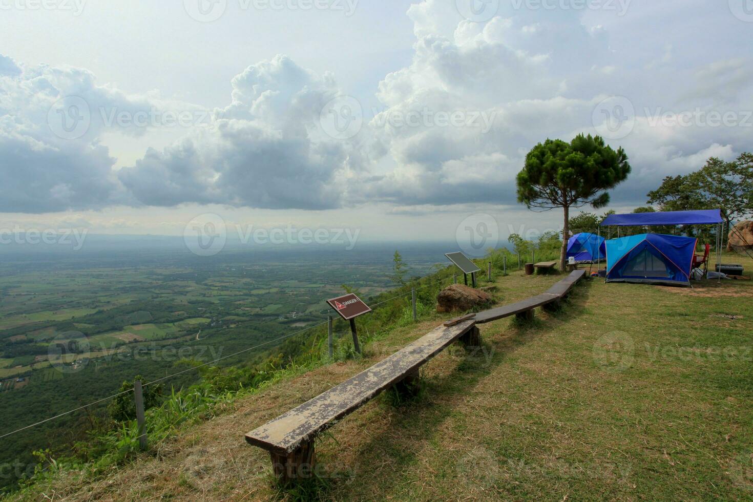 Tent camping grounds, Tat Mok National Park Mueang Phetchabun District, Phetchabun Province, Thailand photo