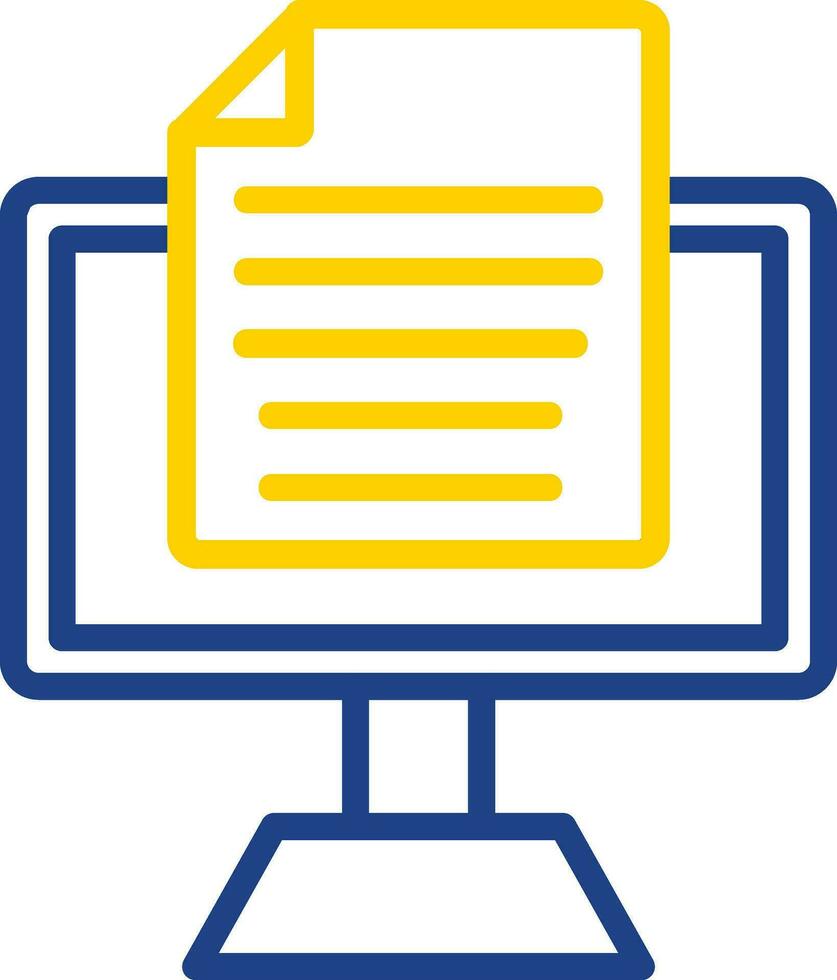 Blog Vector Icon Design