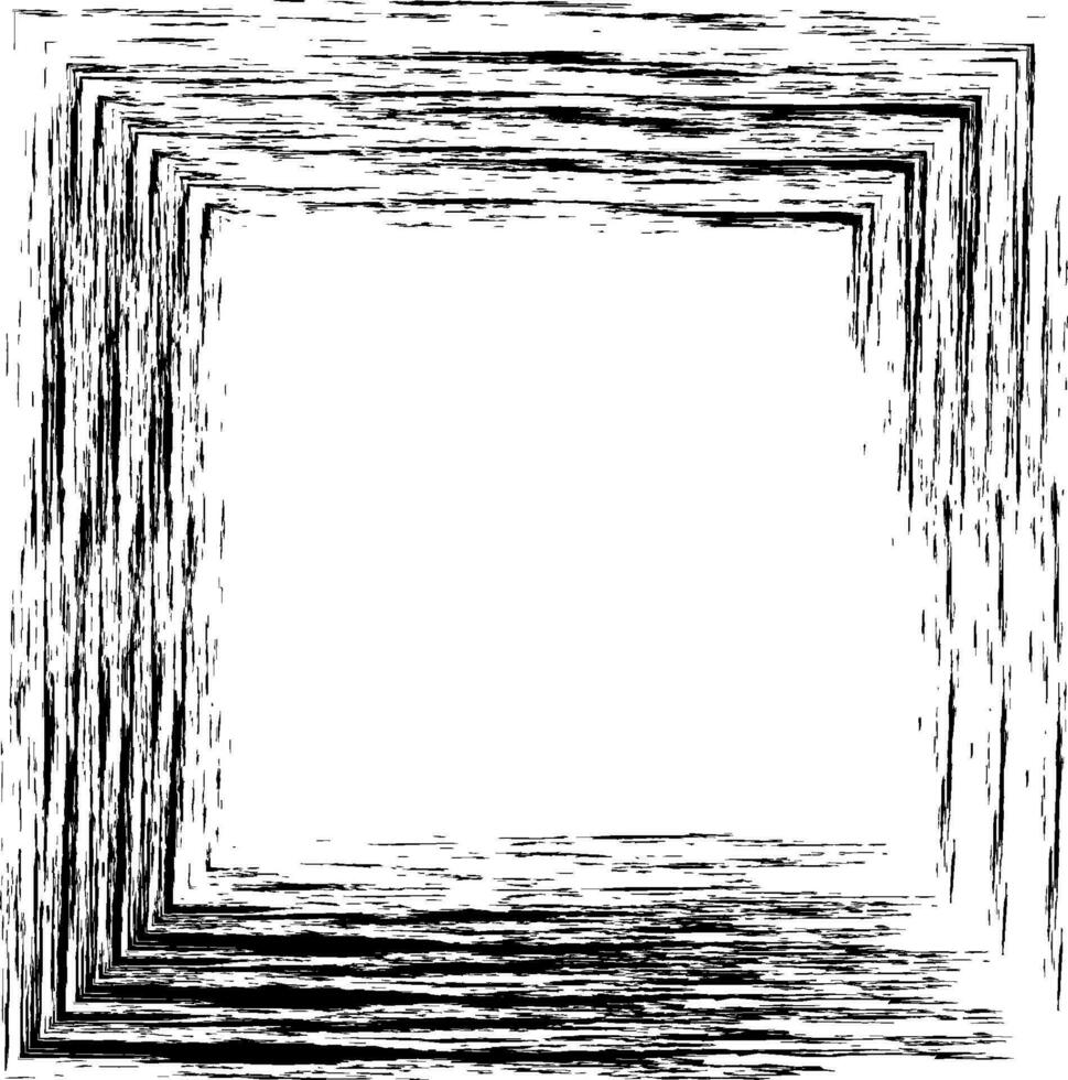 Abstract photo frames vintage frame hand drawn brushes grunge  background vector