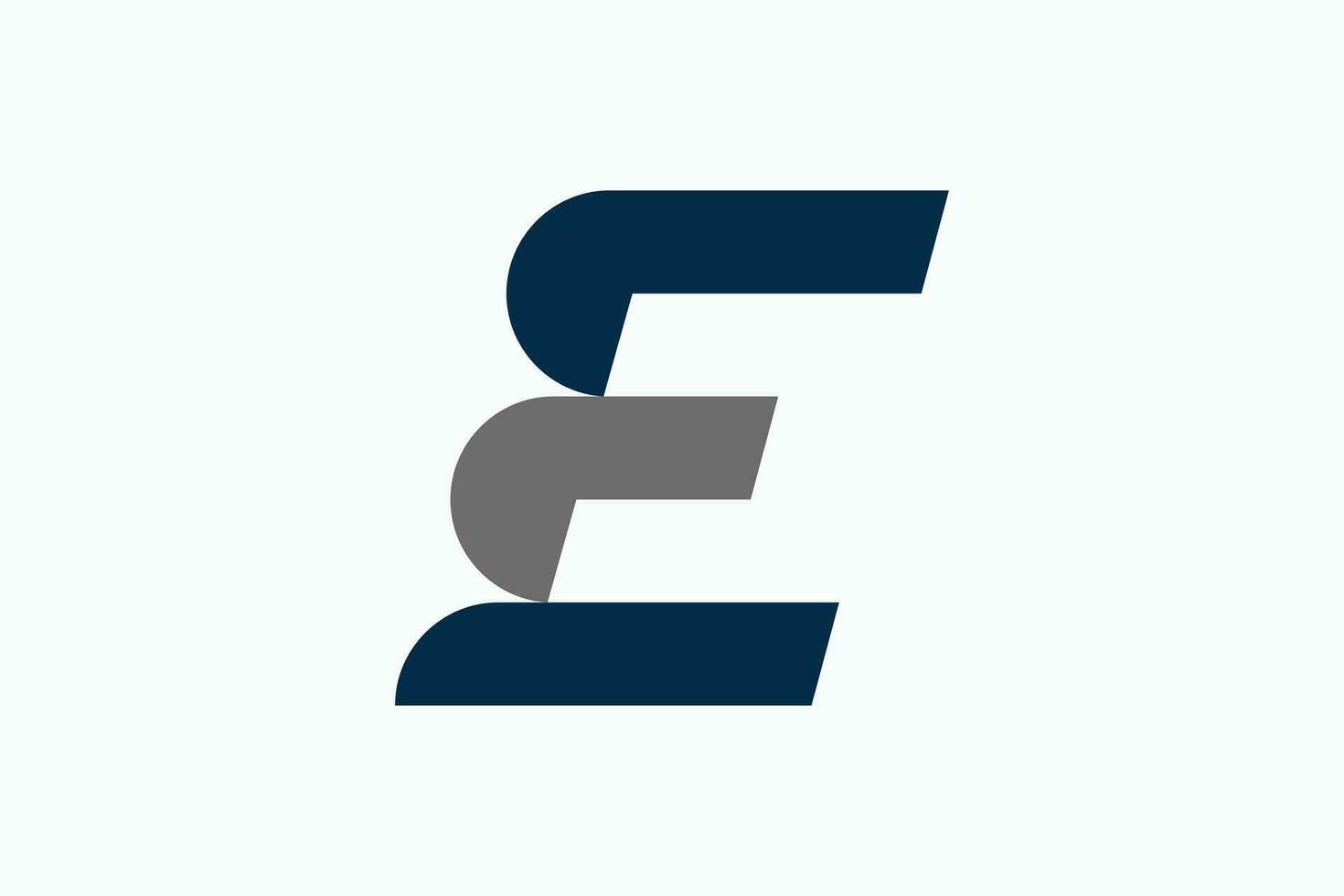 initial letter e logo design for your business vector