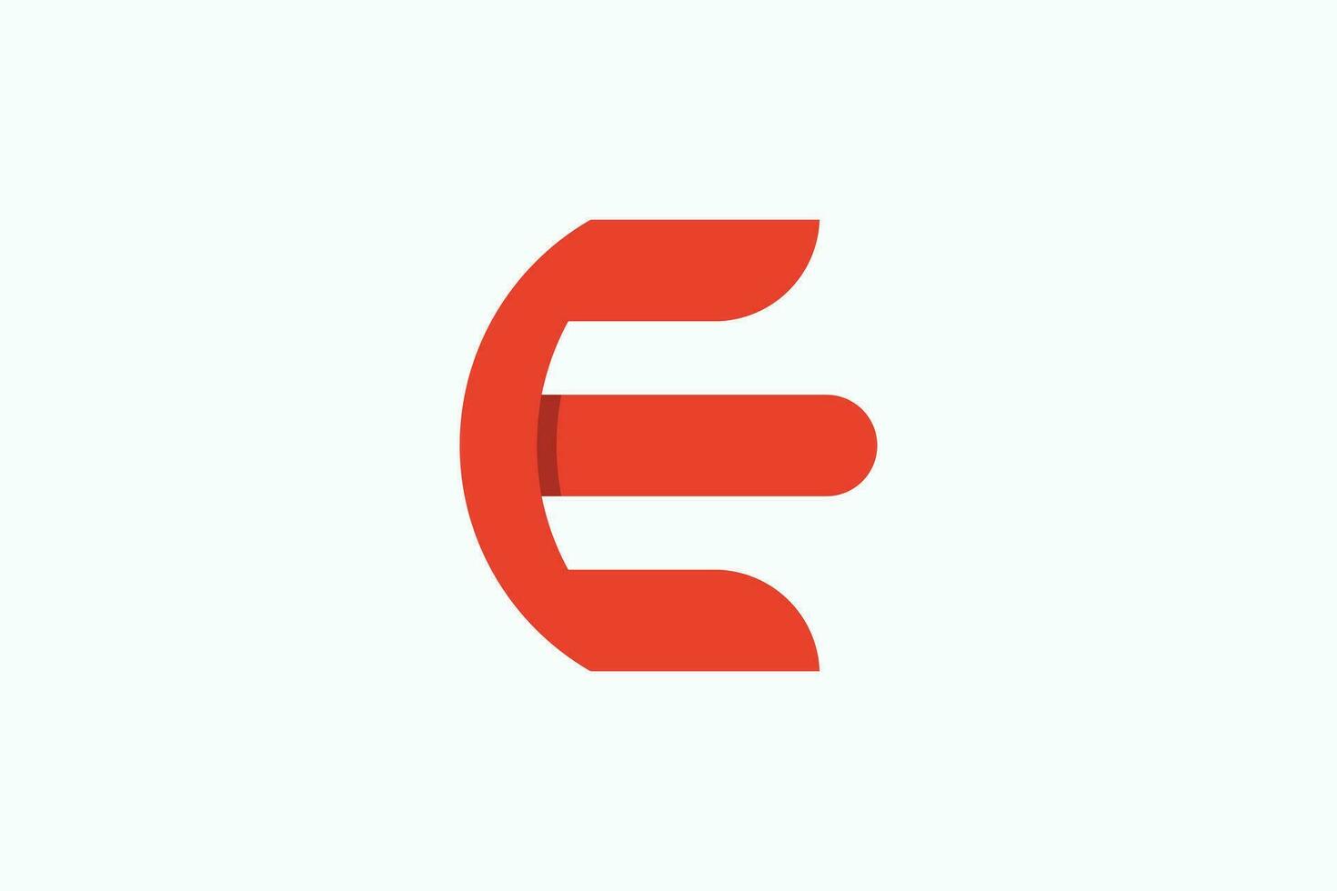 initial letter e logo design for your business vector