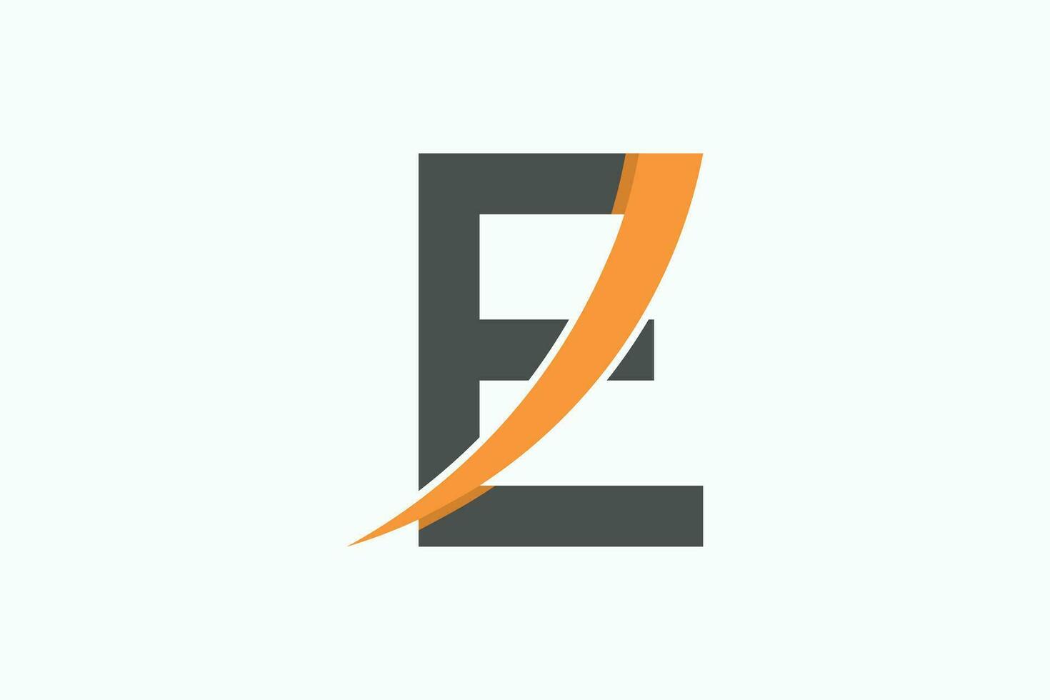initial letter e logo design for your business vector