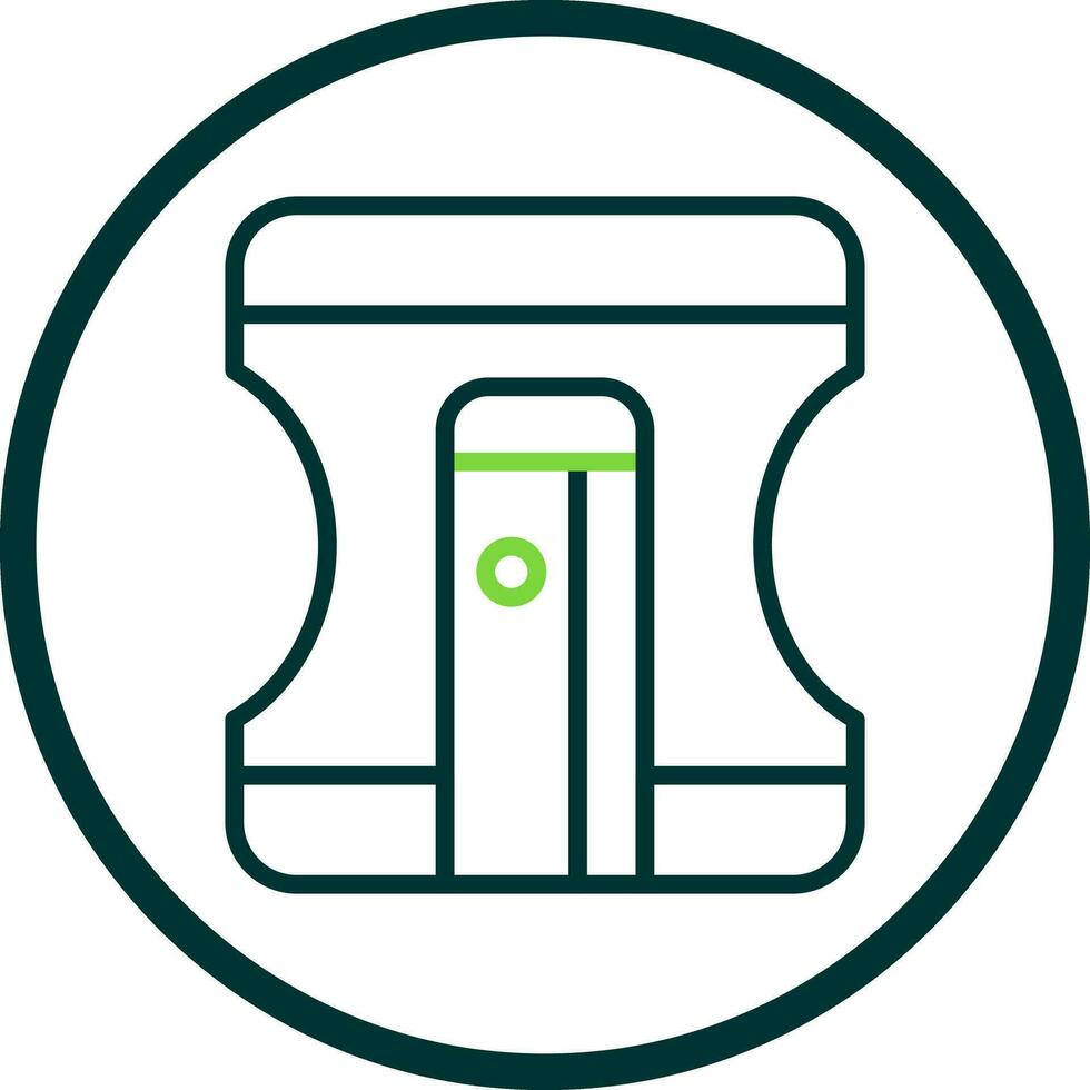 Pencil Sharpener Vector Icon Design