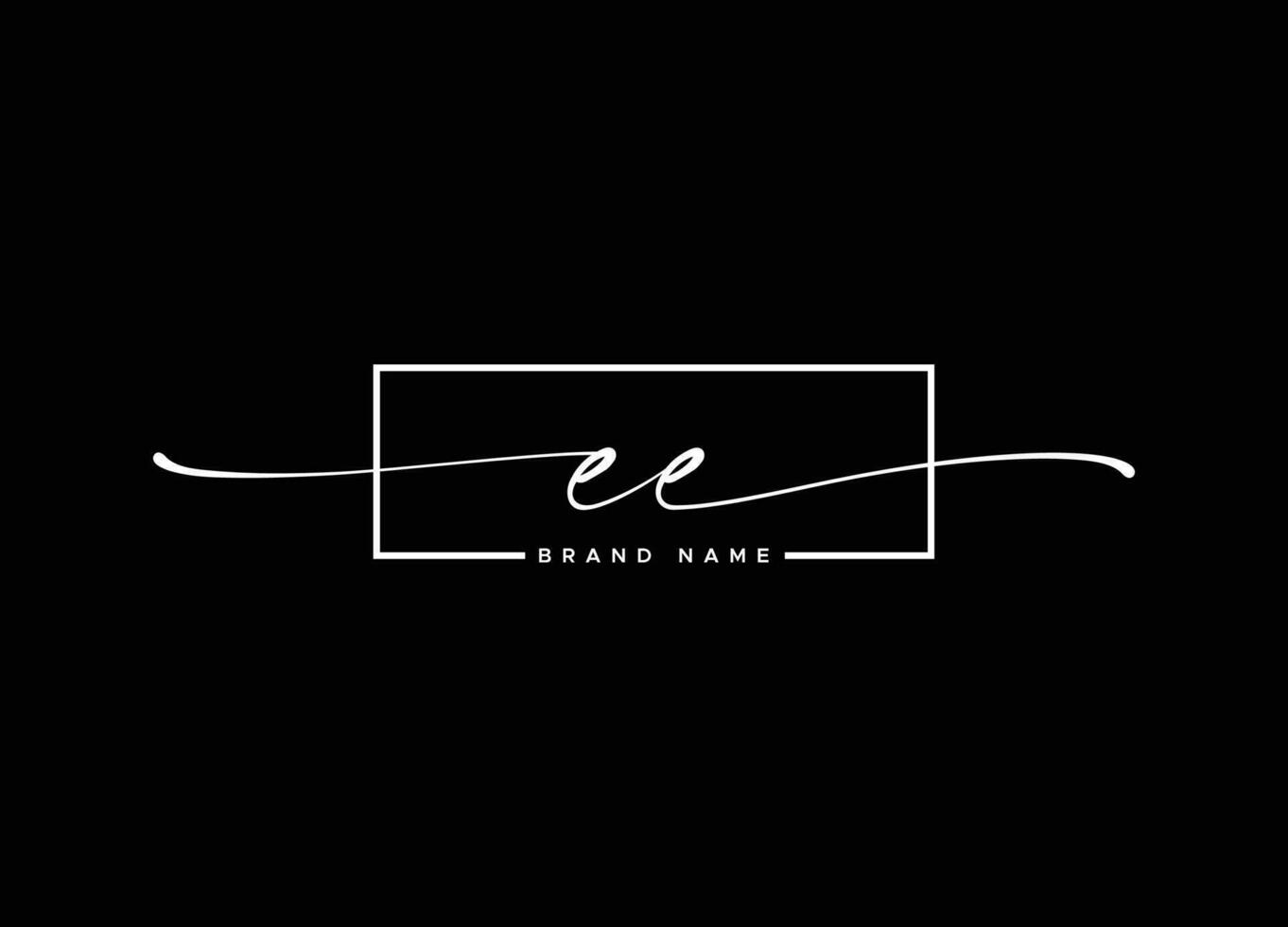 EE Logo Design Template Vector Graphic Branding Element Free Vector