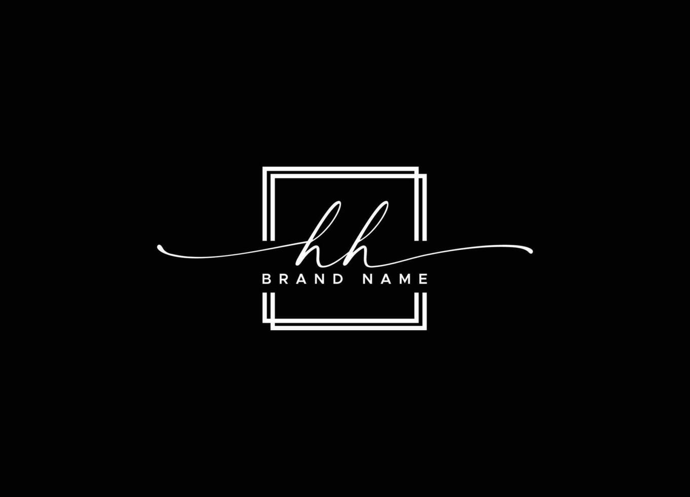 HH Logo Design Template Vector Graphic Branding Element Free Vector
