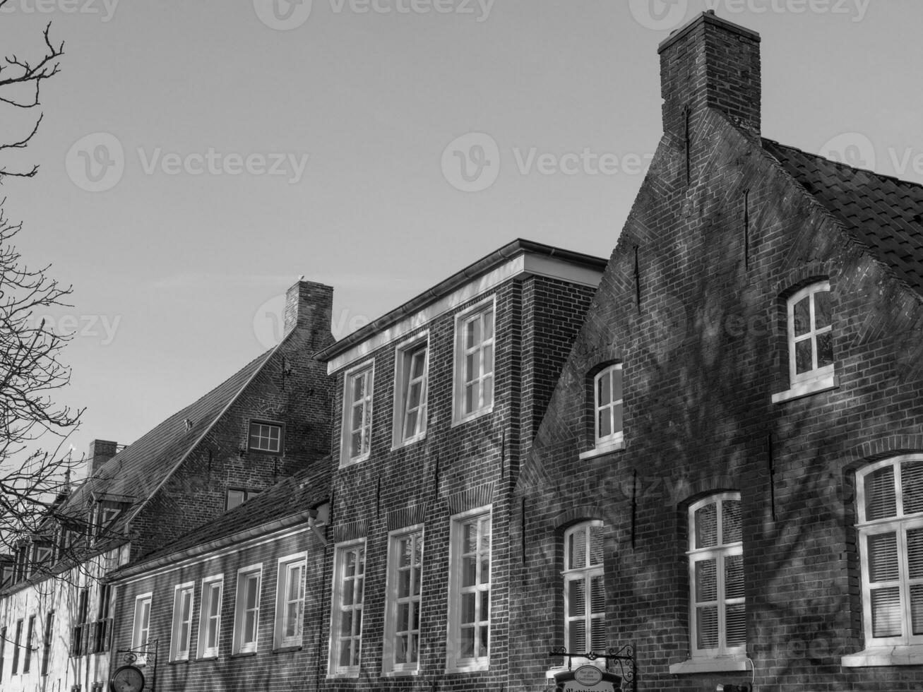 the village of Greetsiel at the north sea photo