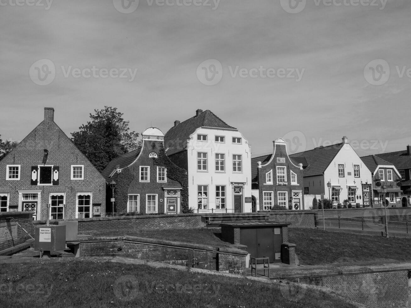 the village of Greetsiel at the north sea photo