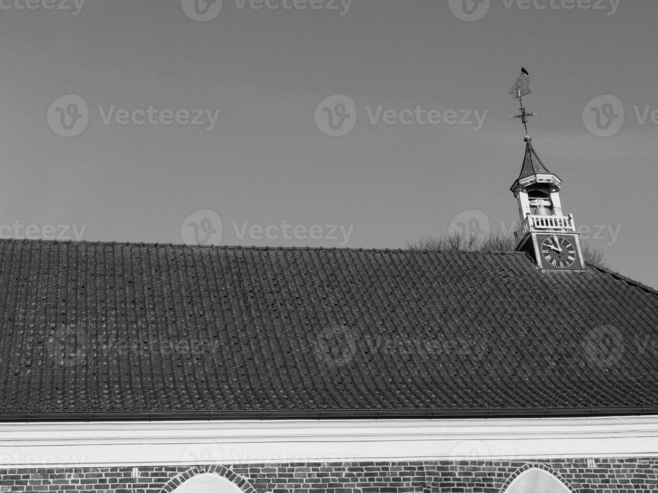 the village of Greetsiel at the north sea photo