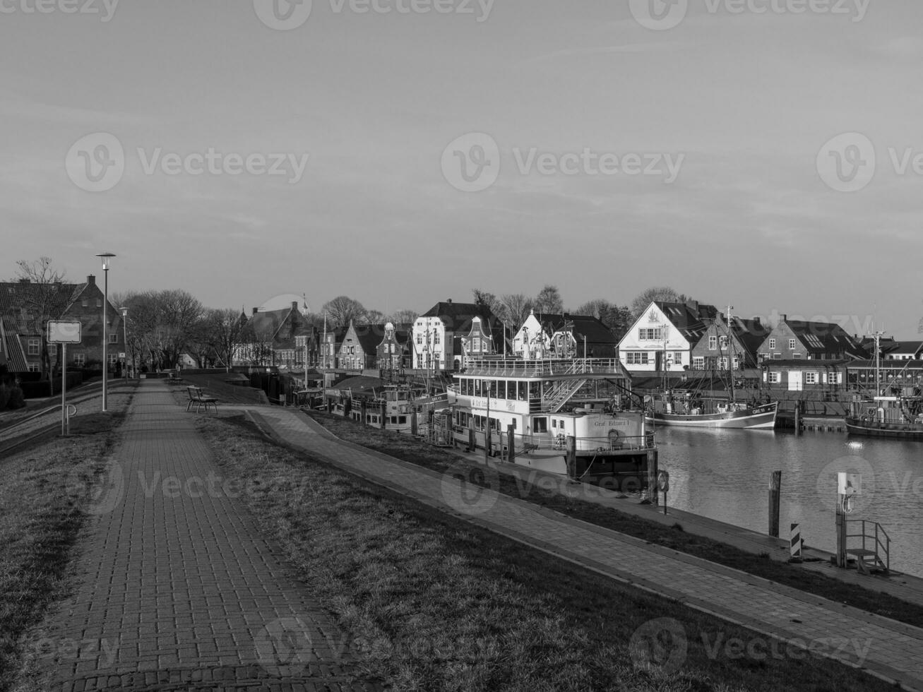 greetsiel at the north sea in germany photo