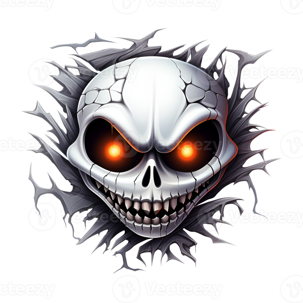 Cartoon Style Halloween Characters No Background Applicable to any context Perfect for Print On Demand Merchandise AI Generative png