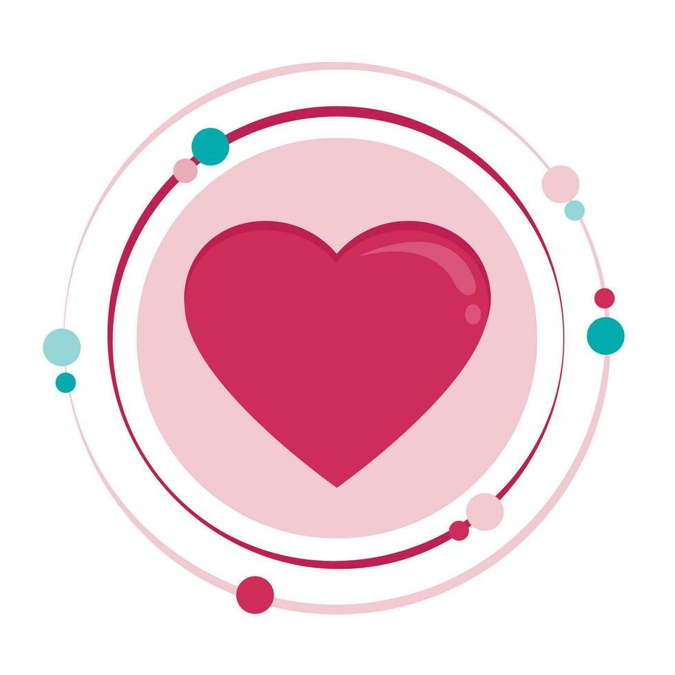 Heart vector illustration graphic icon symbol