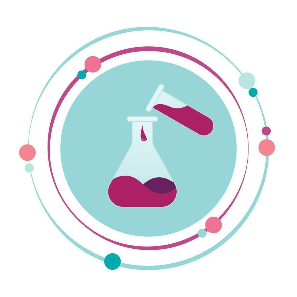 Chemistry vector illustration graphic icon