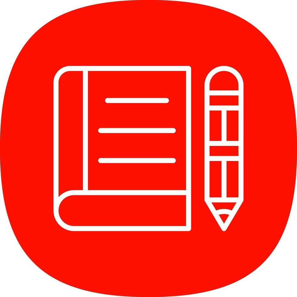 Notebook Vector Icon Design