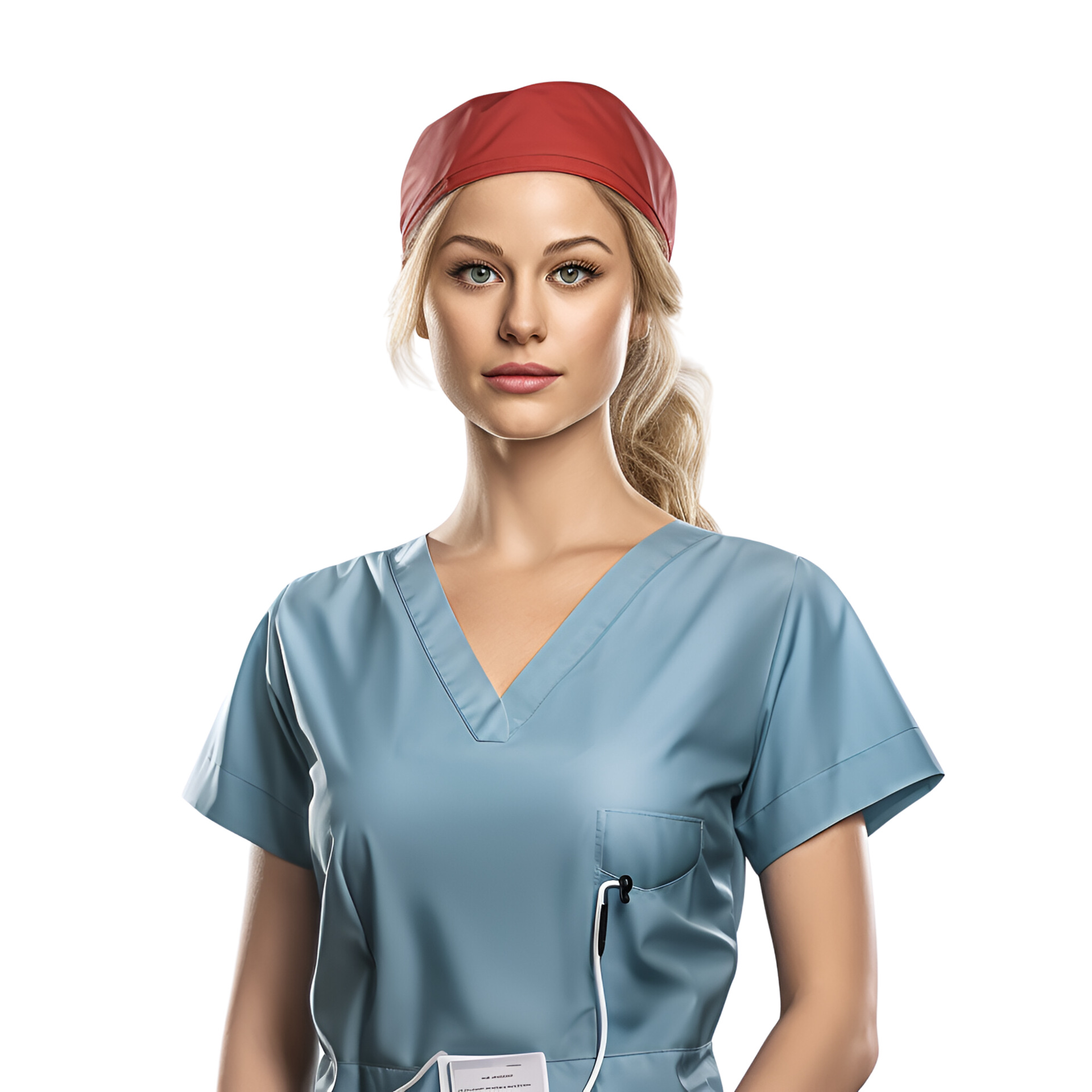Beautiful Female Nurse Character No Background AI Generated 29348842 PNG