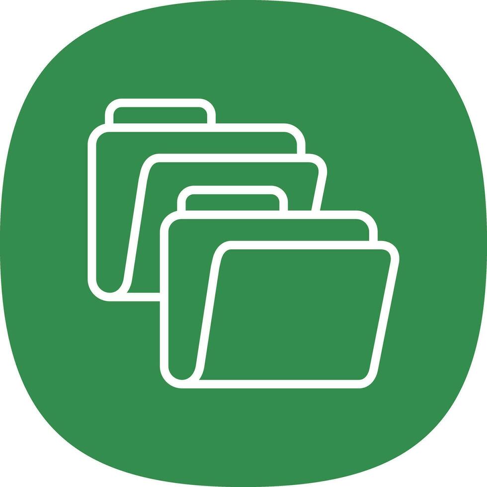 Folders Vector Icon Design