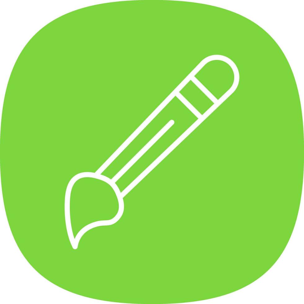 Paint Brush Vector Icon Design