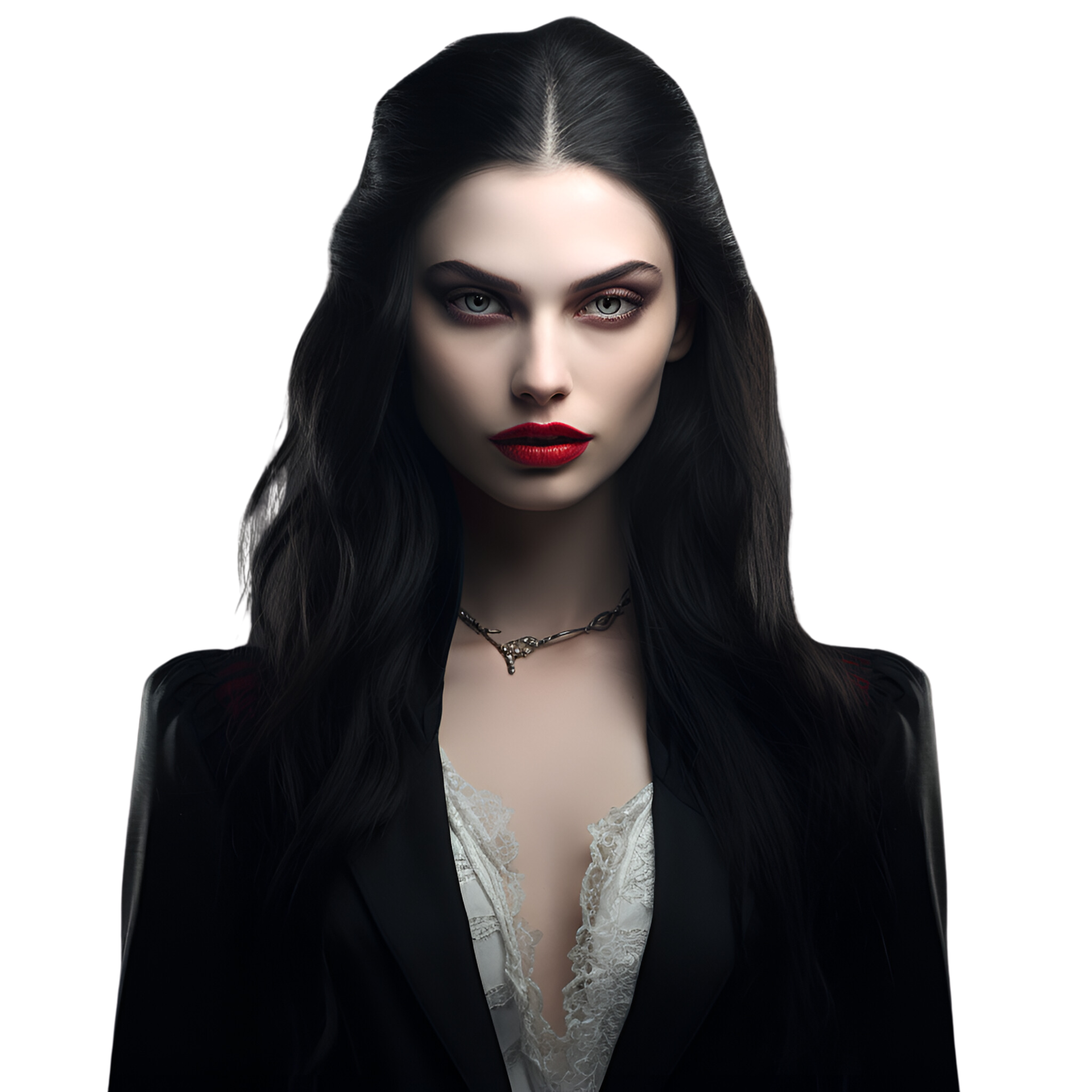 Beautiful Female Vampire No Background Perfect for print on demand ...
