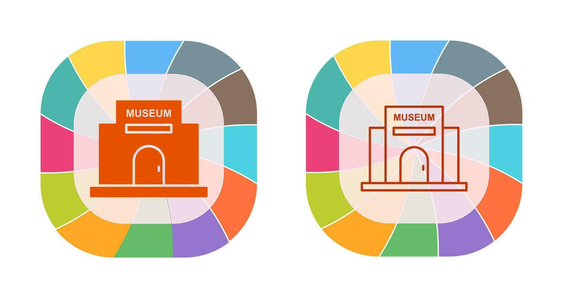 Museum Building Vector Icon