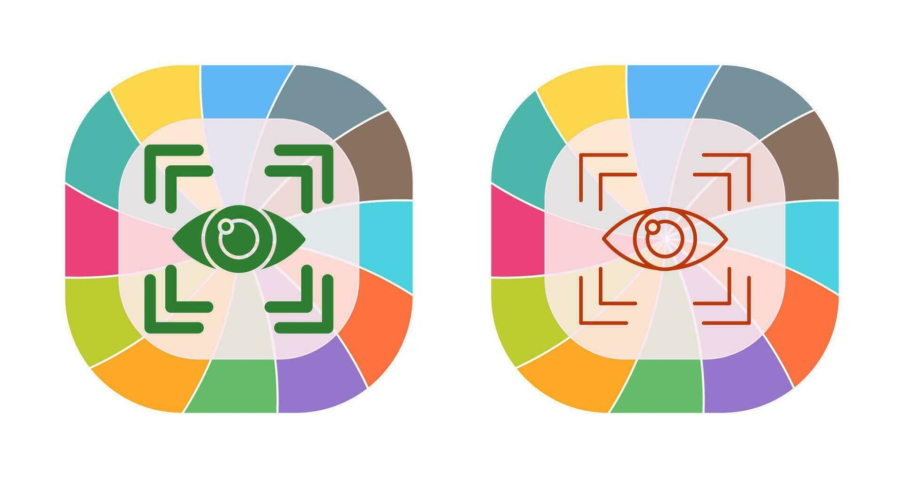 Eye Scan Vector Icon