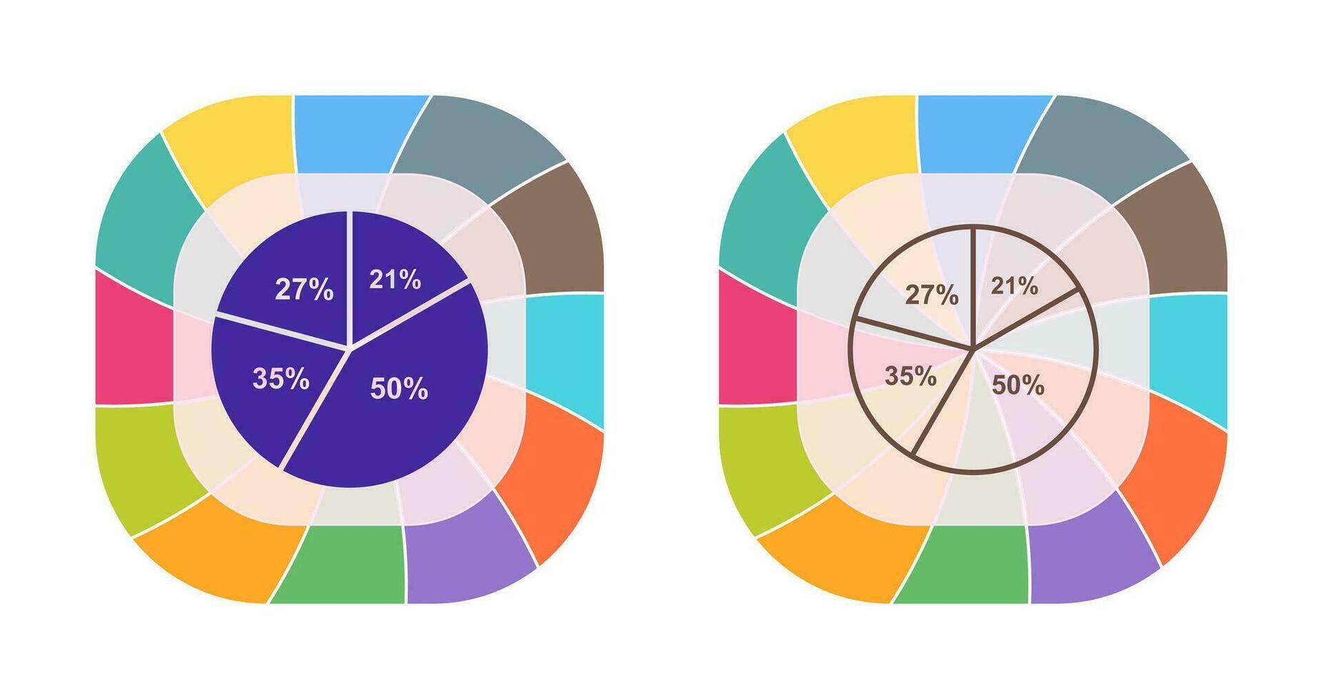 Pie Chart Vector Icon