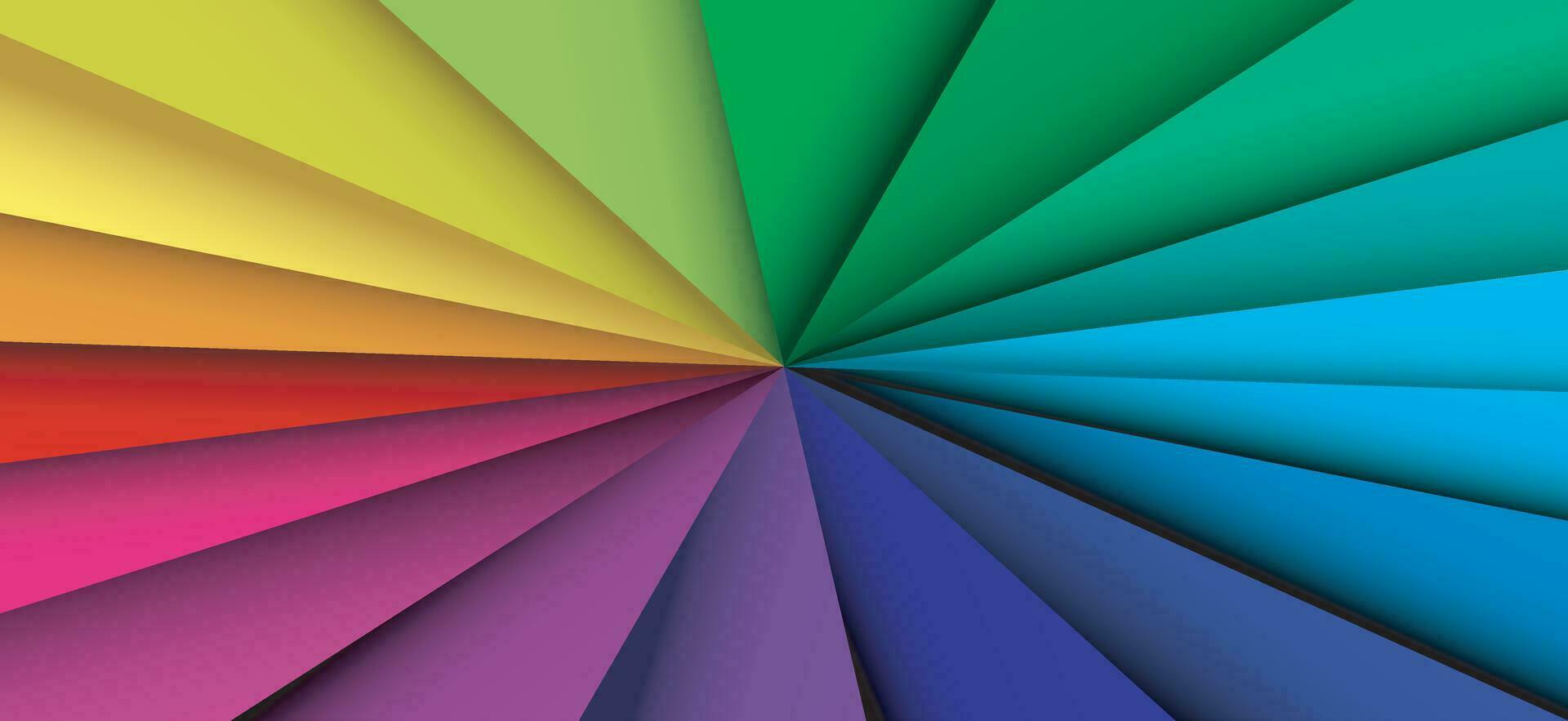 Rainbow lines background for Pride day vector