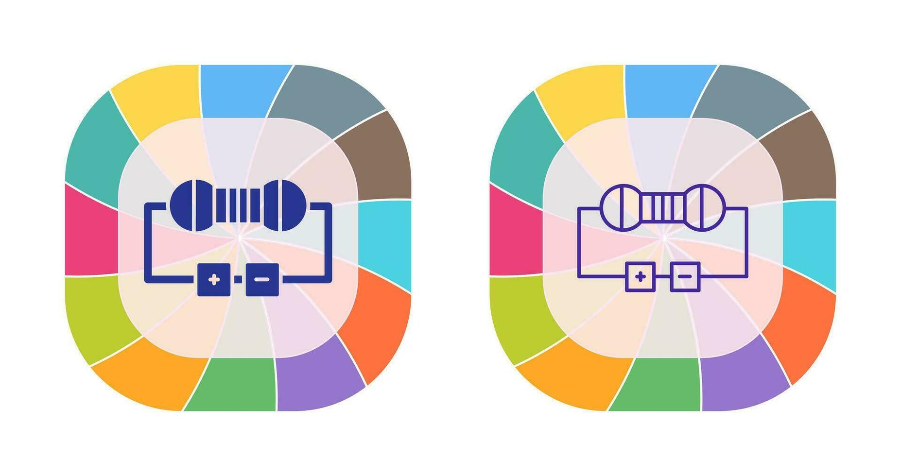 Resistor Vector Icon