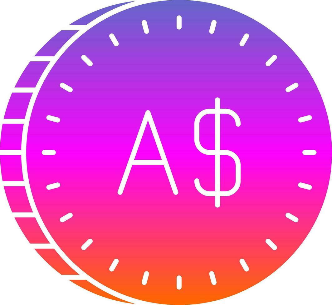 Australian Dollar Vector Icon Design