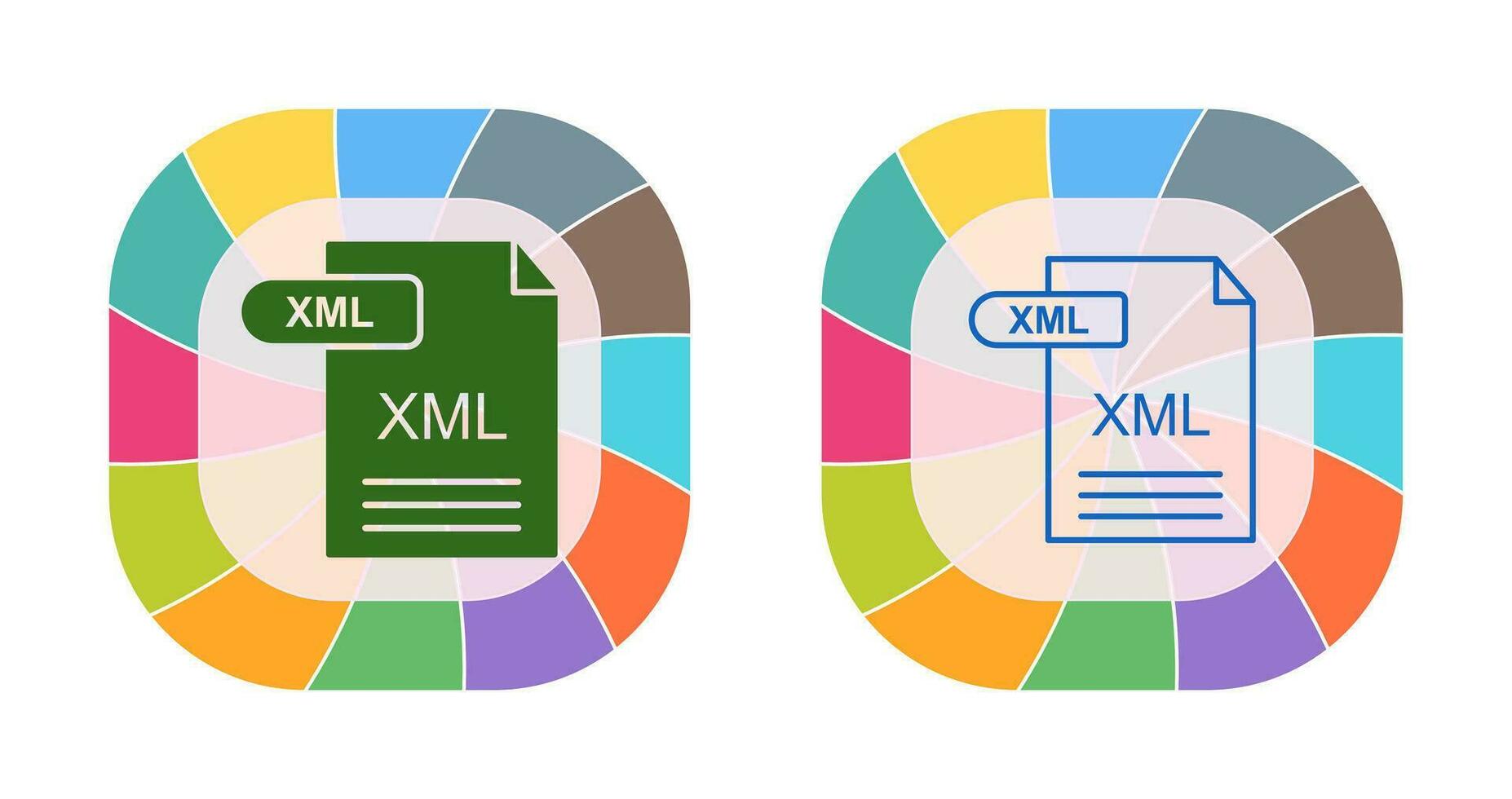 XML Vector Icon
