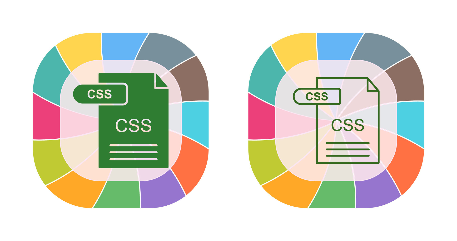 CSS Vector Icon 29349884 Vector Art at Vecteezy