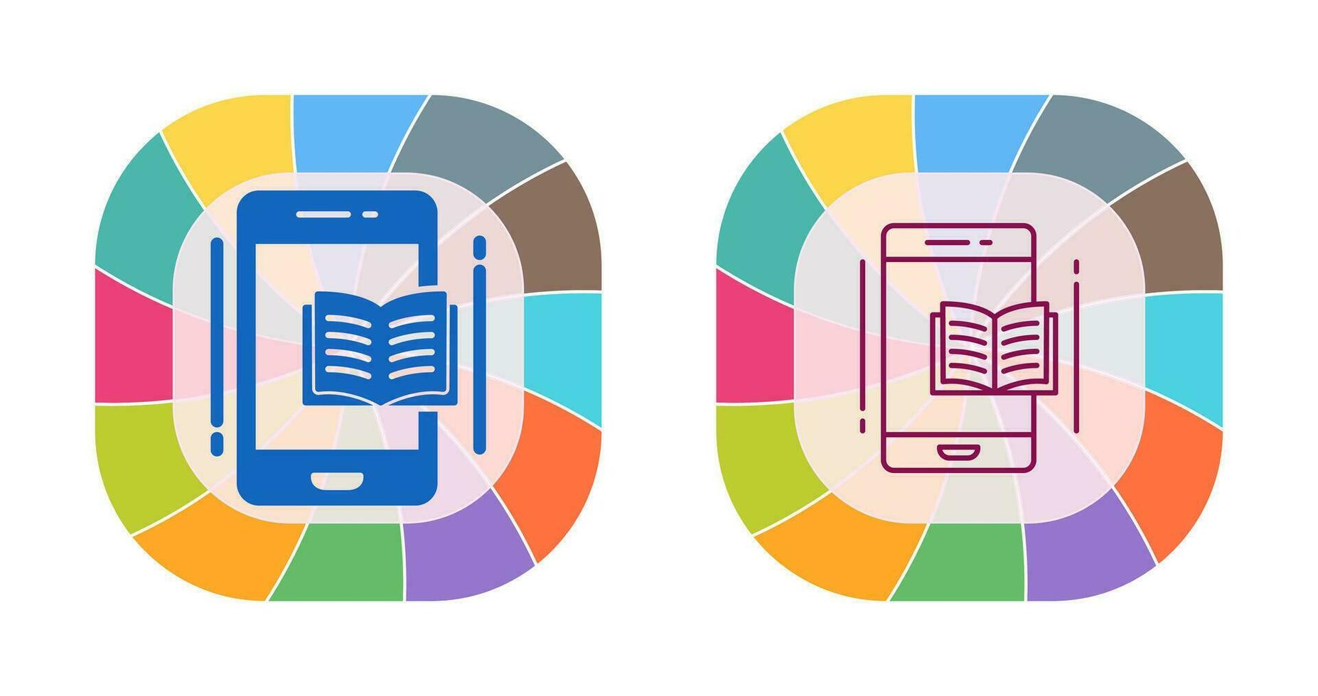 E Book Vector Icon