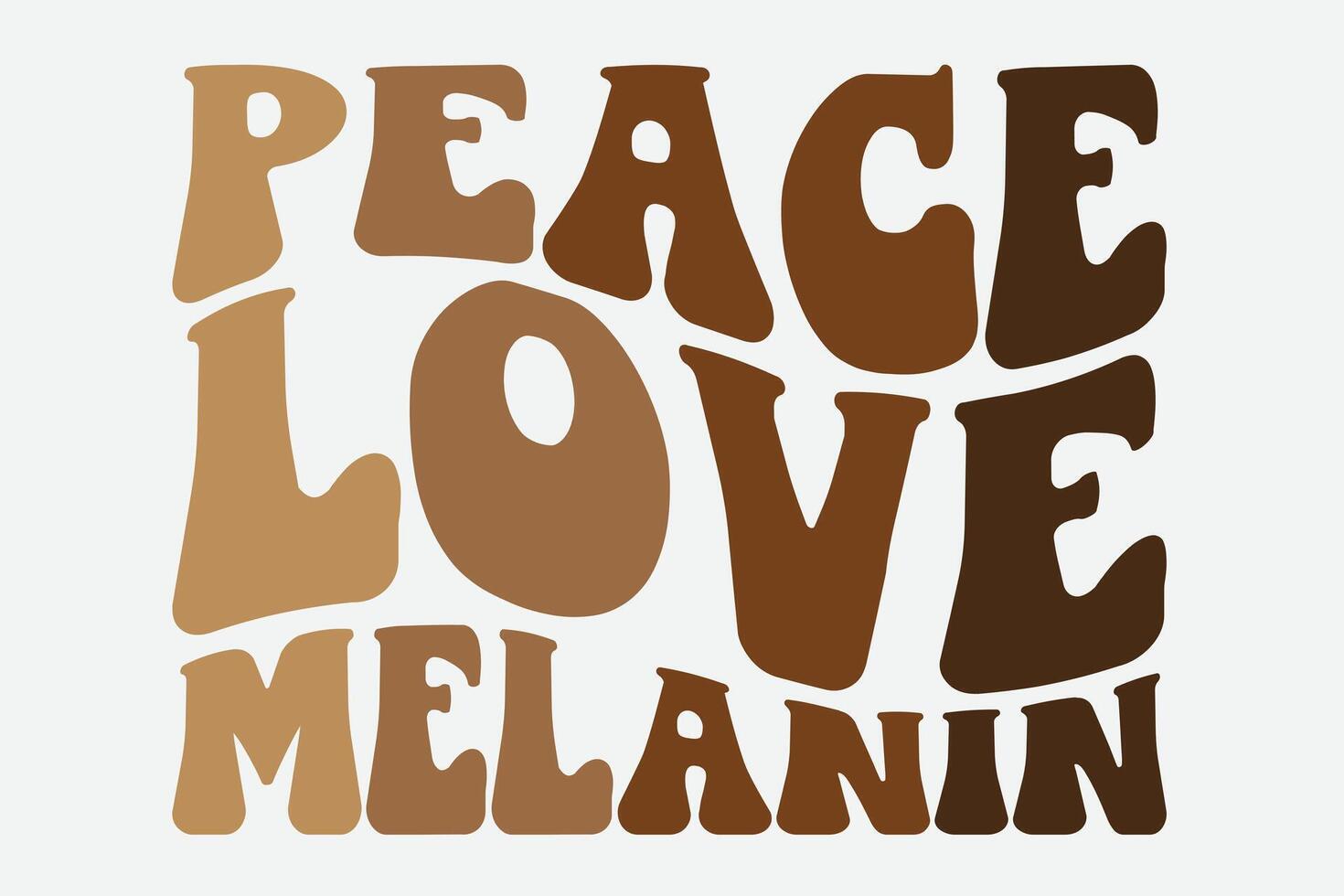 paz amor melanina linda melanina africano americano mujer camiseta diseño vector
