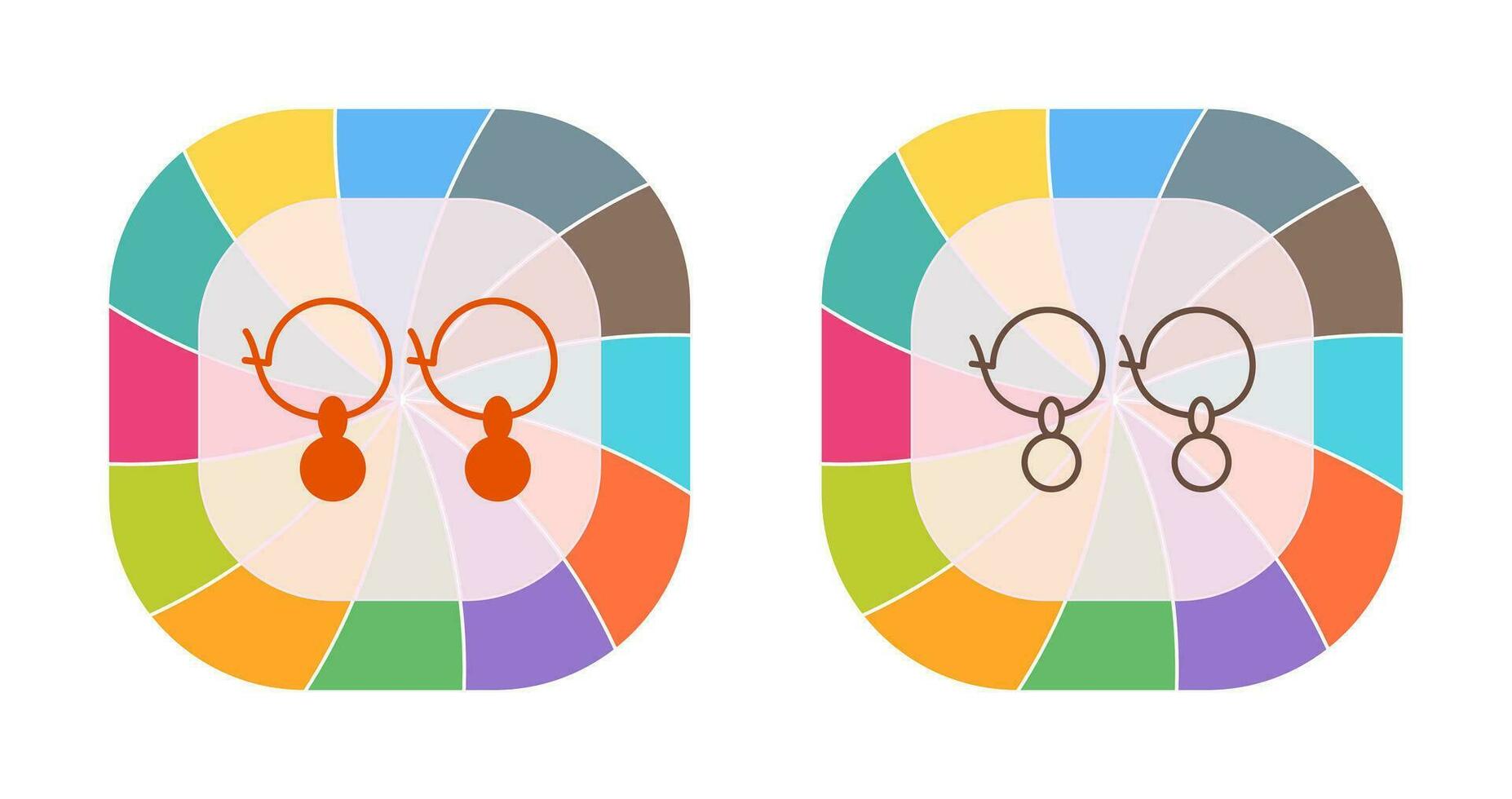 Earrings Vector Icon