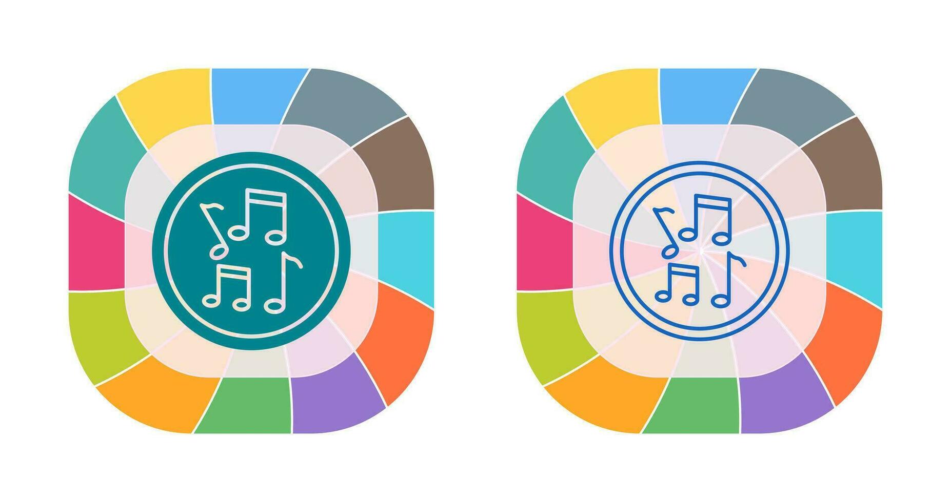 Musical Notes Vector Icon