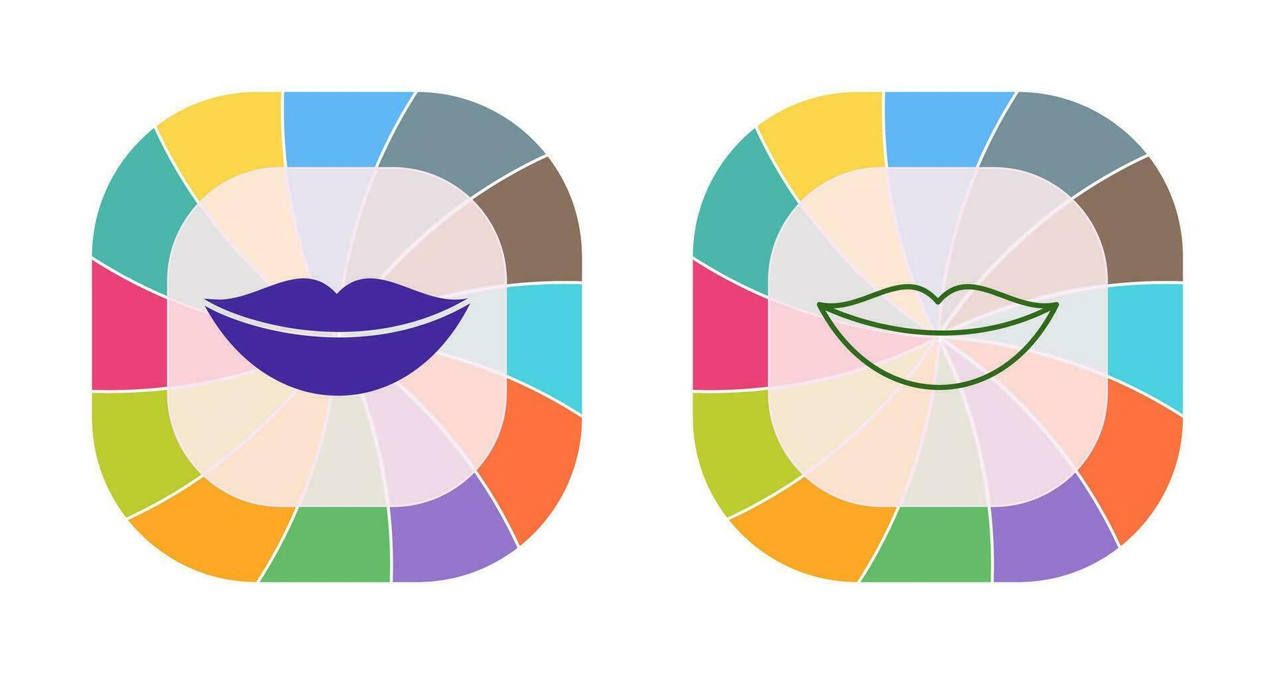 Lips Vector Icon