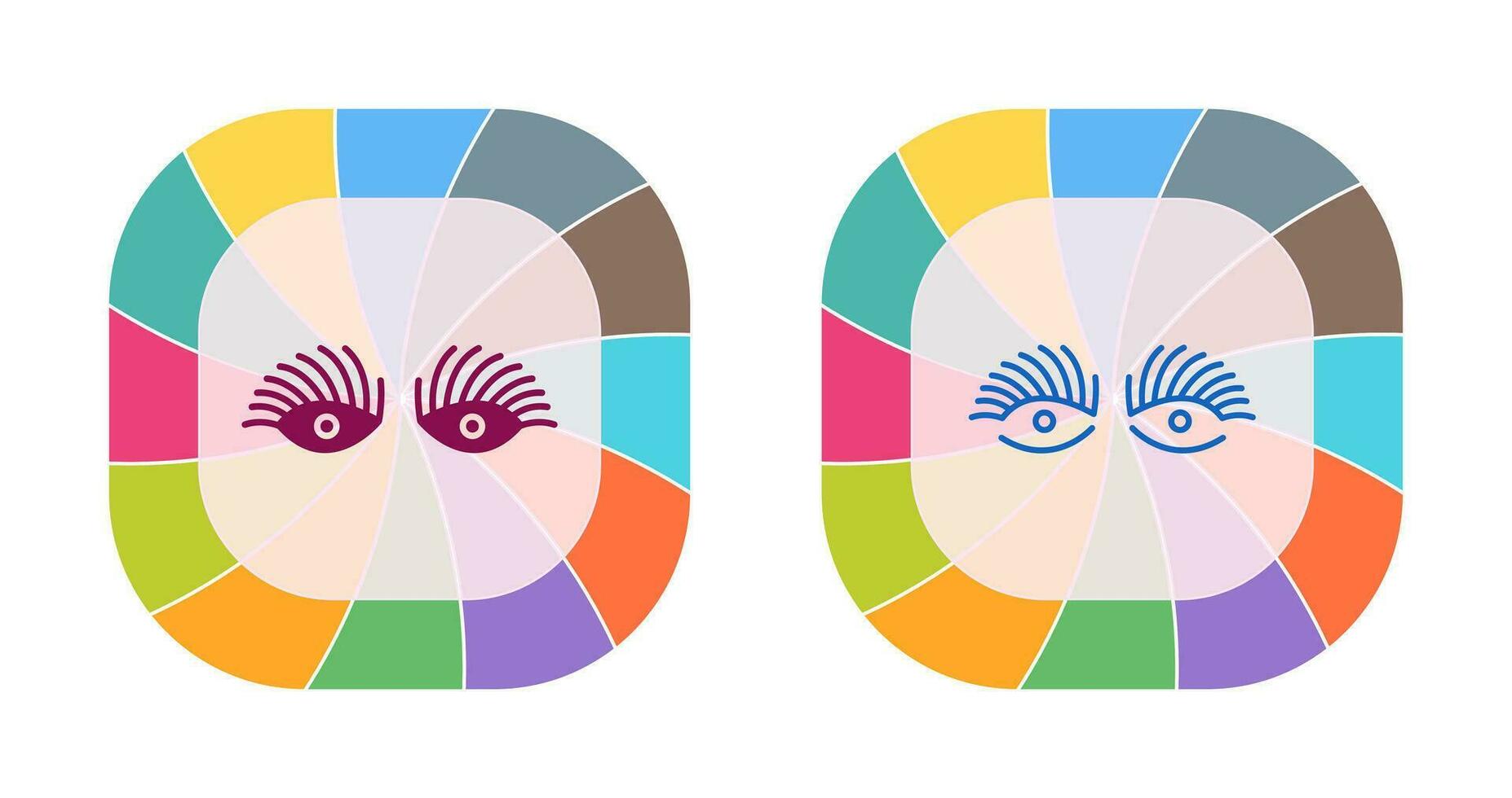 Longlashes Vector Icon