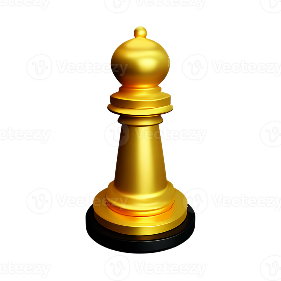 chess pieces 3d rendering icon illustration png