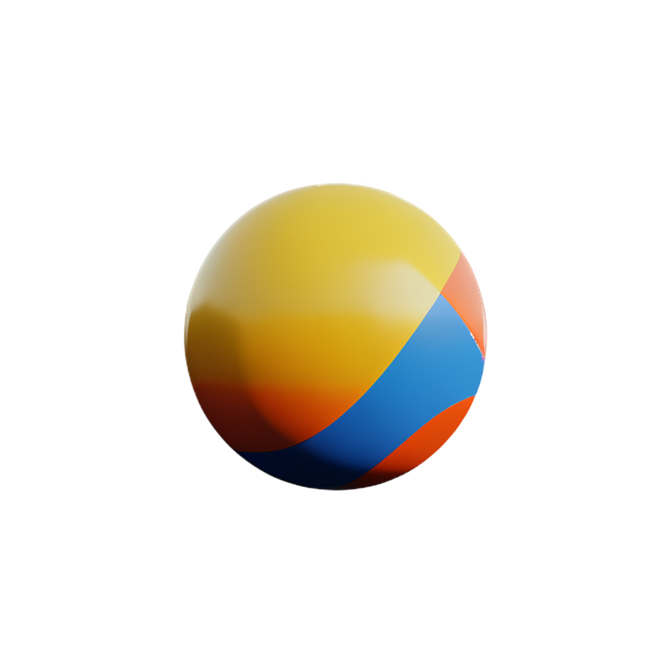 sphere 3d rendering icon illustration png
