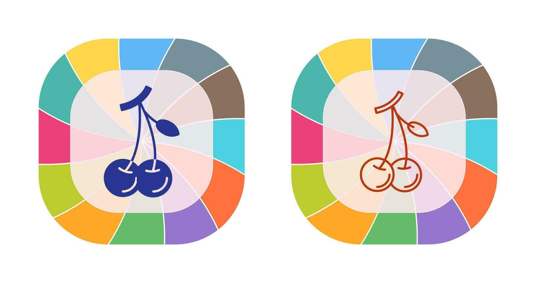 Cherries Vector Icon