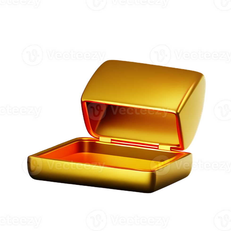 treasure 3d rendering icon illustration png