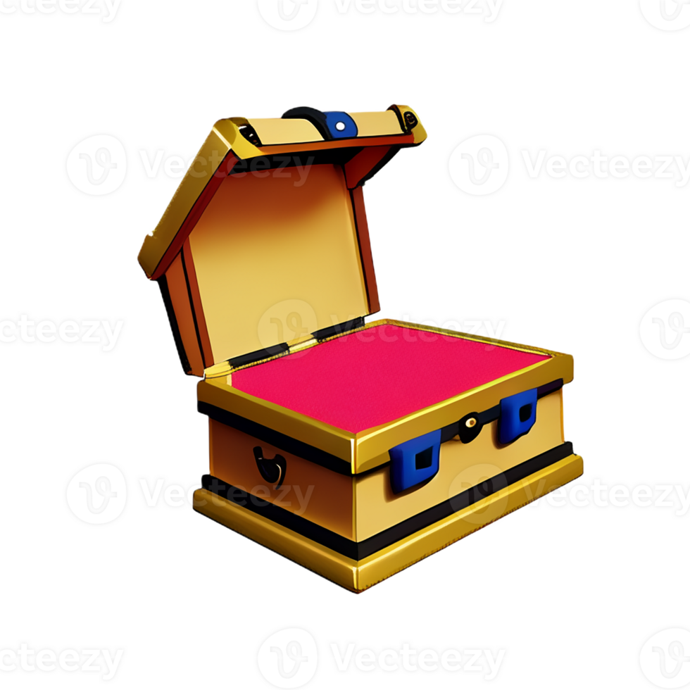 treasure 3d rendering icon illustration png