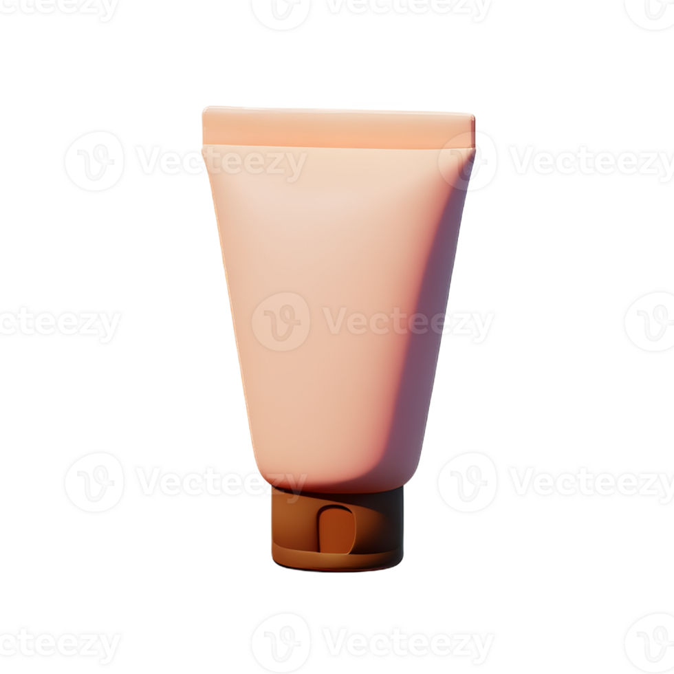 skincare 3d rendering icon illustration png