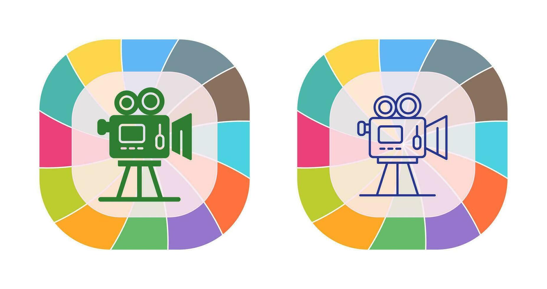 Movie camera Vector Icon