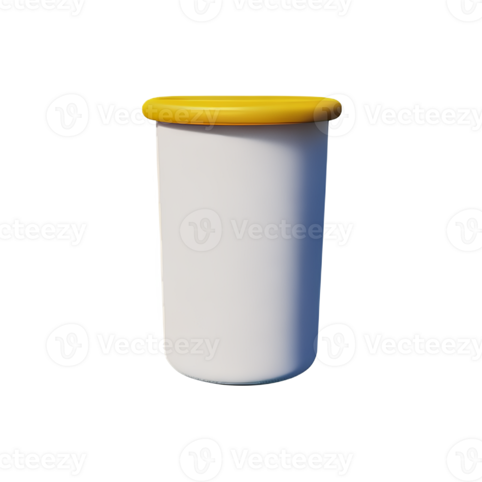 garbage 3d rendering icon illustration png
