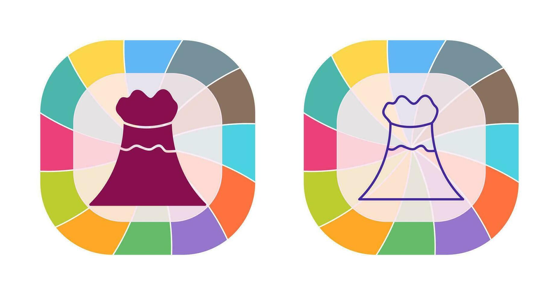 Volcano Vector Icon