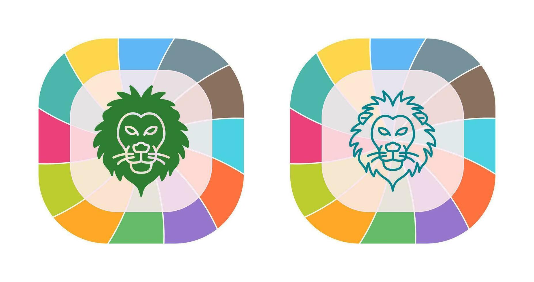 Lion Vector Icon
