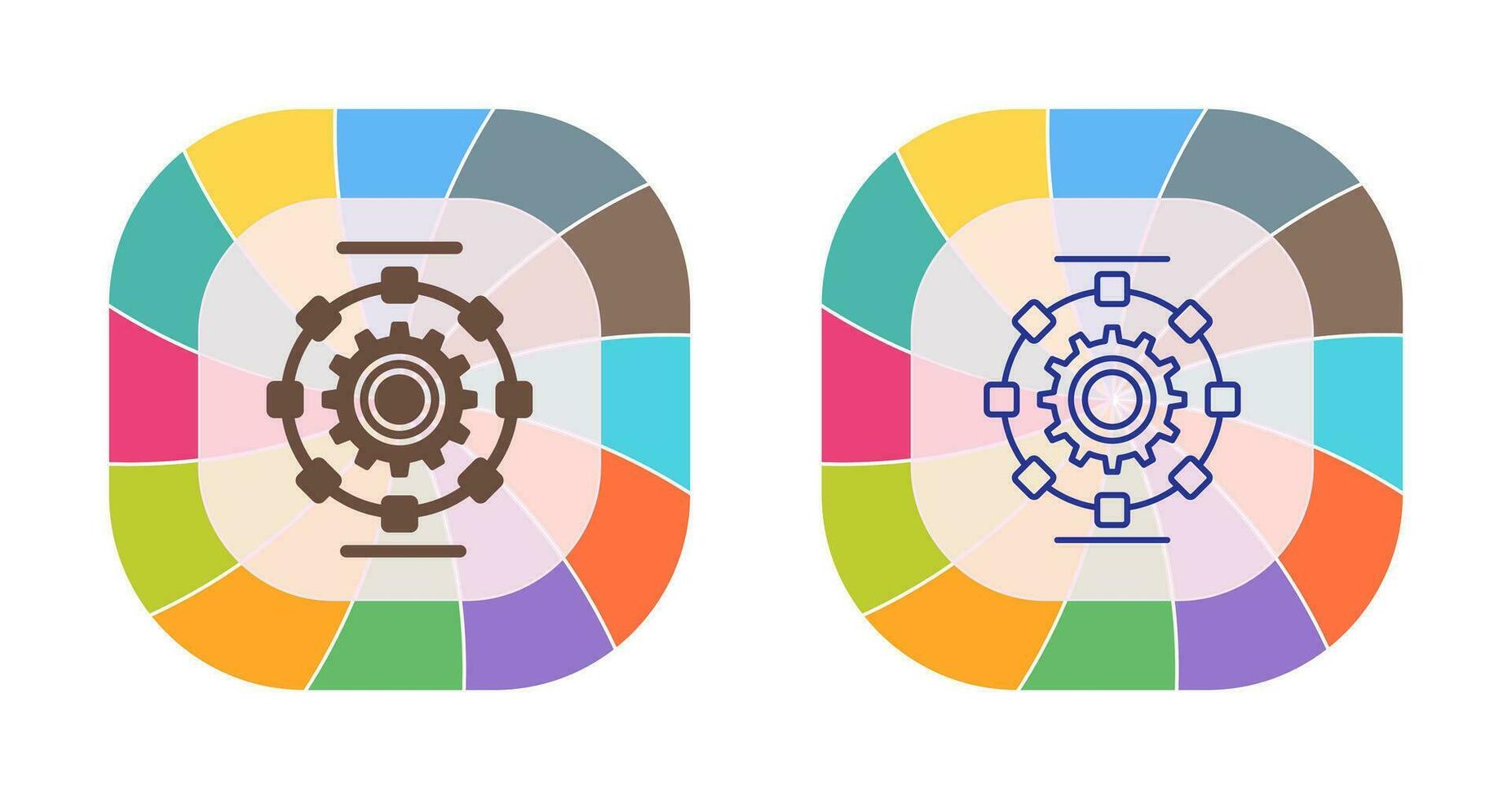 Automated Process Vector Icon