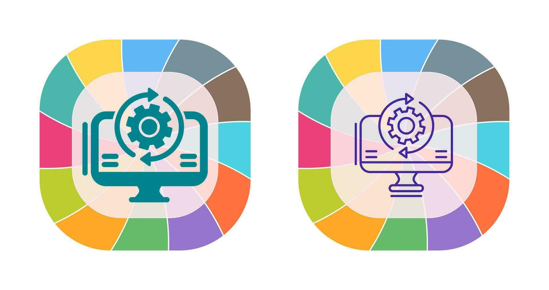 Synchronization Vector Icon