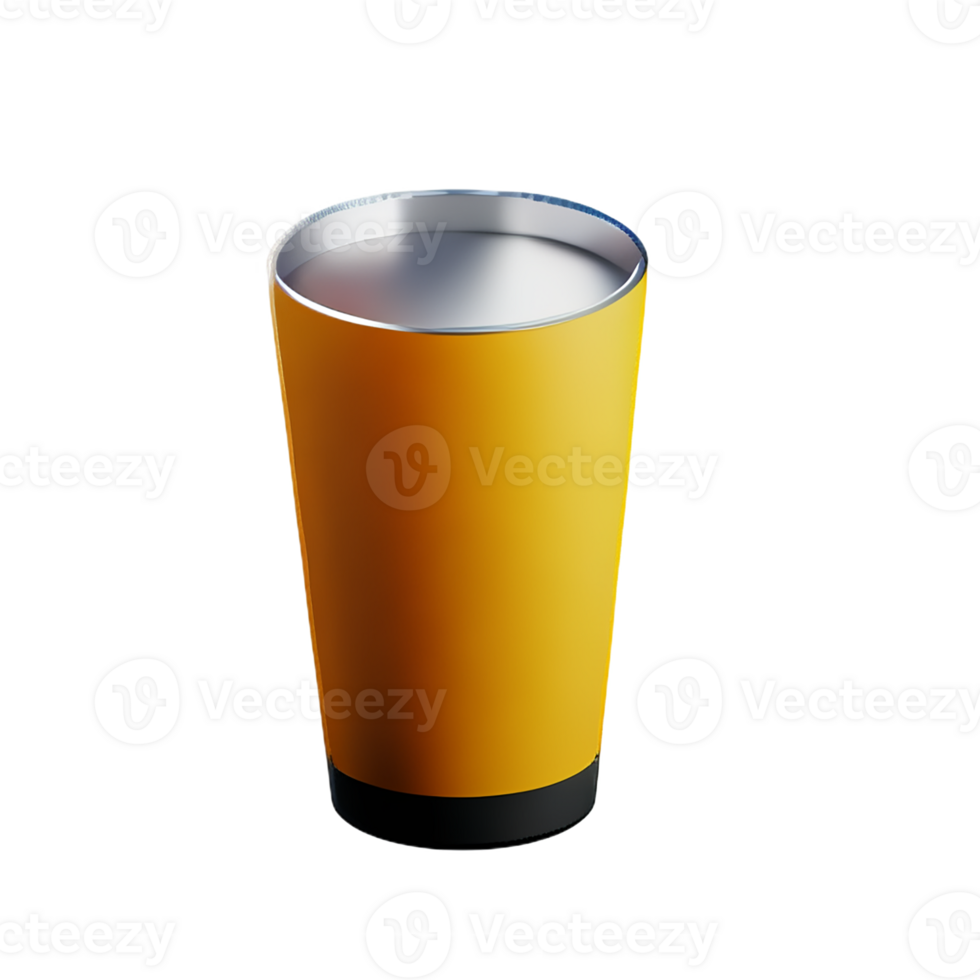 tumbler 3d rendering icon illustration png