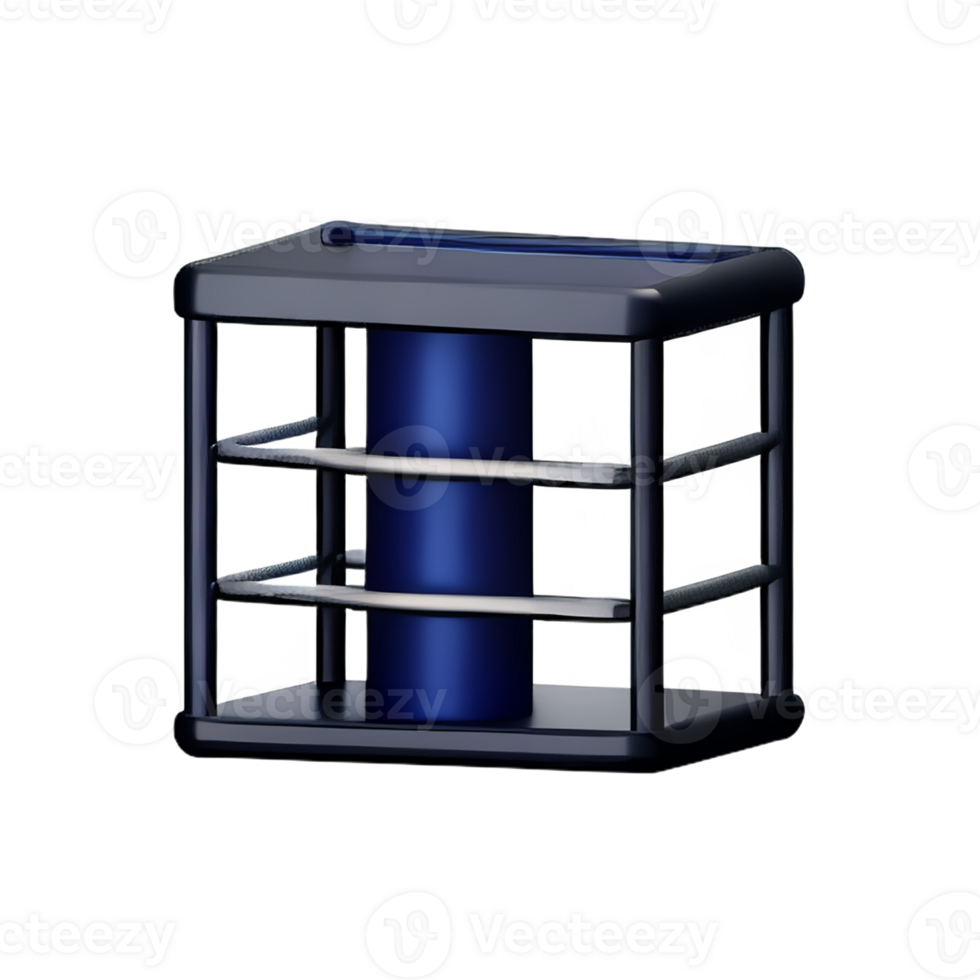 jail 3d rendering icon illustration png