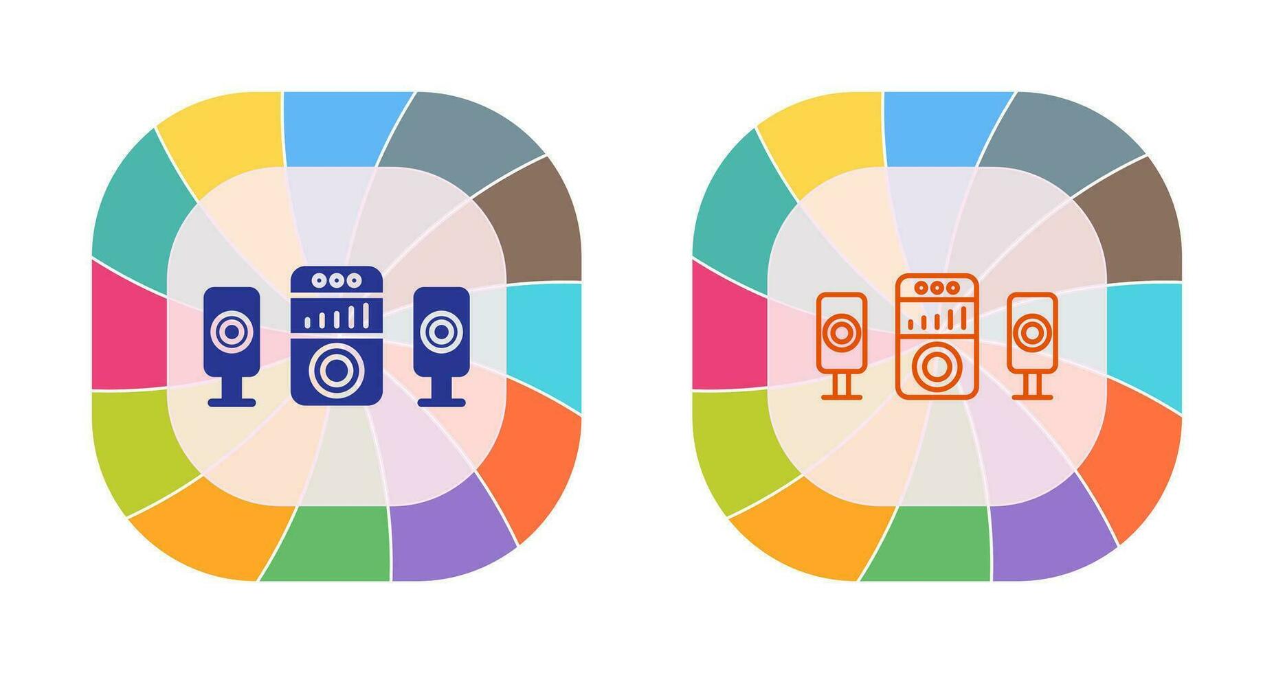 Sound System Vector Icon